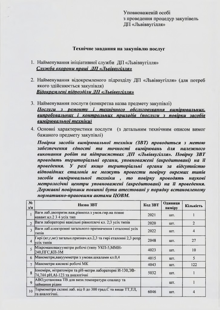 Технічне завдання - повірка, калібрування визначення метрологічних характеристик_page-0001